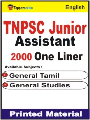 TNPSC Junior Assistant One Liner Book in English