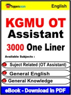 KGMU OT Assistant One Liner Book PDF in English