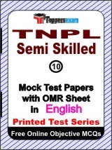 TNPL Semi Skilled Exam Mock Test Papers (Book) in English