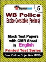 WB Police Excise Constable (Prelims) Exam Mock Test Papers (Book) in English