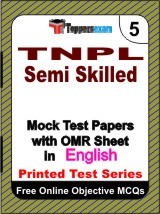 TNPL Semi Skilled Exam Mock Test Papers (Book) in English
