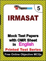IRMASAT Exam Mock Test Papers (Book) in English