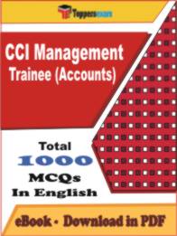 CCI Management Trainee (Accounts) PDF Book In English - MCQ / Objective Questions