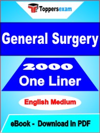 General Surgery One Liner Book PDF in English