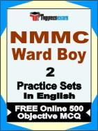 NMMC Ward Boy Book in English - Question Paper / Practice Set