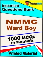 NMMC Ward Boy  Book in English - Objective MCQ