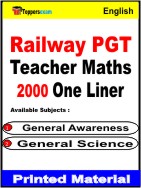 Railway PGT Teacher Maths One Liner Book in English