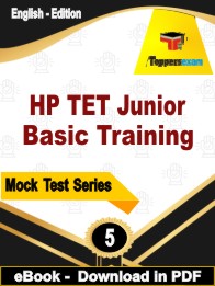 HP TET Junior Basic Training Test PDF Book In English - Practice Set