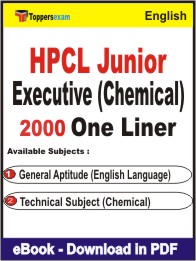 HPCL Junior Executive Chemical One Liner Book PDF in English