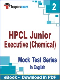 HPCL Junior Executive (Chemical) PDF Book In English - Question Paper
