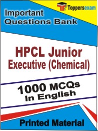 HPCL Junior Executive (Chemical) Book in English - Objective MCQ