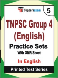 TNPSC Group 4 (English) Book in English - Mock Test / Practice Set