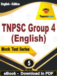 TNPSC Group 4 (English) PDF Book In English - Practice Set