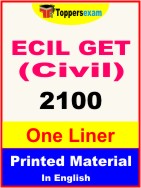 ECIL GET (Civil) One Liner Book in English