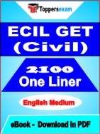 ECIL GET (Civil) One Liner Book PDF in English