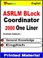 ASRLM BLock Coordinator One Liner Book in English