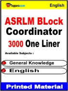ASRLM BLock Coordinator One Liner Book in English