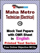 Maha Metro Technician (Electrical) Exam Mock Test Papers (Book) in English