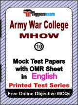 Army War College MHOW Exam Mock Test Papers (Book) in English