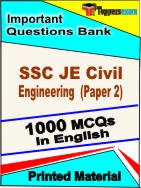 SSC JE Civil Engineering ( Paper 2 ) Book in English - Objective MCQ