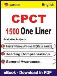 CPCT One Liner Book PDF in English