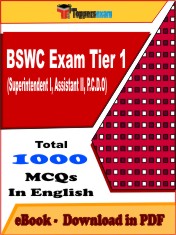 BSWC Tier 1 (Superintendent I, Assistant II, P.C.D.O) PDF Book in English - MCQ / Objective Questions