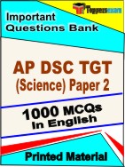 AP DSC TGT (Science) Paper 2 Book in English - Objective MCQ