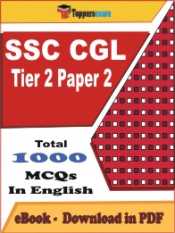 SSC CGL Tier 2 Paper 2 PDF Book In English - MCQ / Objective Questions