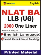 NLAT BA LLB (UG) One Liner Book in English