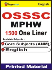 OSSSC MPHW One Liner Book in English
