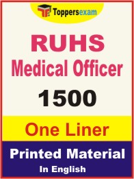 RUHS Medical Officer One Liner Book in English.