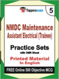 NMDC Maintenance Assistant Electrical (Trainee) Book in English - Mock Test / Practice Set