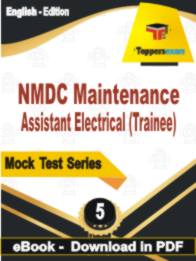 NMDC Maintenance Assistant Electrical (Trainee) Test PDF Book In English - Practice Set