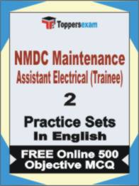 NMDC Maintenance Assistant Electrical (Trainee) Book in English - Question Paper / Practice Set