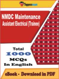 NMDC Maintenance Assistant Electrical (Trainee) PDF Book In English - MCQ / Objective Questions