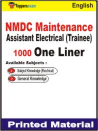NMDC Maintenance Assistant Electrical (Trainee) One Liner Book in English