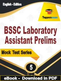 BSSC Laboratory Assistant Prelims PDF Book In English - Practice Set