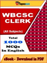 EBook of WBCSC Clerk, PDF Format in English