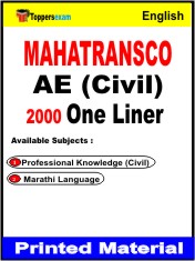 MAHATRANSCO AE  (Civil) One Liner Book in English