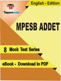 MPESB ADDET PDF Book In English - Mock Test/Practice Set