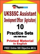 UKSSSC Assistant Development Officer (Agriculture)  Book in English - Practice Set