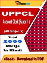 EBook of UPPCL Account Clerk (Paper 2), PDF Format in Hindi