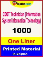 CDOT Technician (Information System/Information Technology) One Liner Book in English