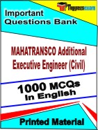 MAHATRANSCO Additional Executive Engineer (Civil)    Book in English - Objective MCQ