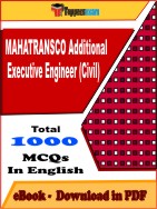 MAHATRANSCO Additional Executive Engineer (Civil)    PDF Book In English - MCQ / Objective Questions