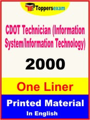 CDOT Technician (Information System/Information Technology) One Liner Book in English