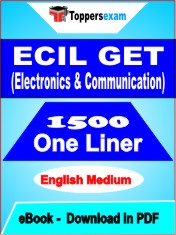 ECIL GET (Electronics & Communication) One Liner Book PDF in English