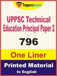 UPPSC Technical Education Principal Paper 2 One Liner Book in English.
