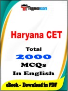 Haryana CET PDF Book In English - MCQ / Objective Questions