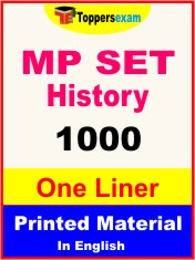 MP SET History One Liner Book in English